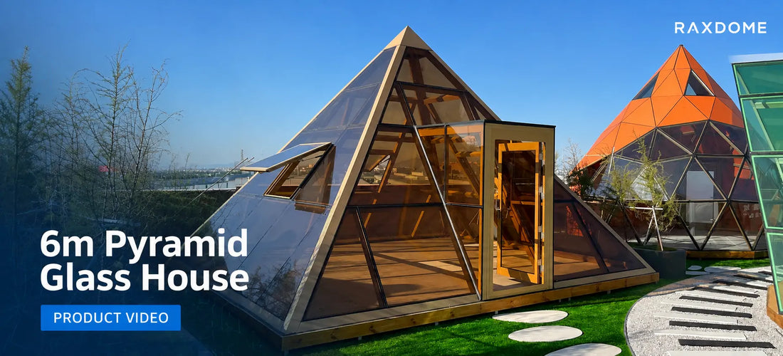 6m Pyramid Glass House | A Distinctive Space for Resorts & Retreats