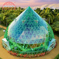 20M Heart-Shaped Glass Dome for Botanical Gardens & Conservatories | India Project