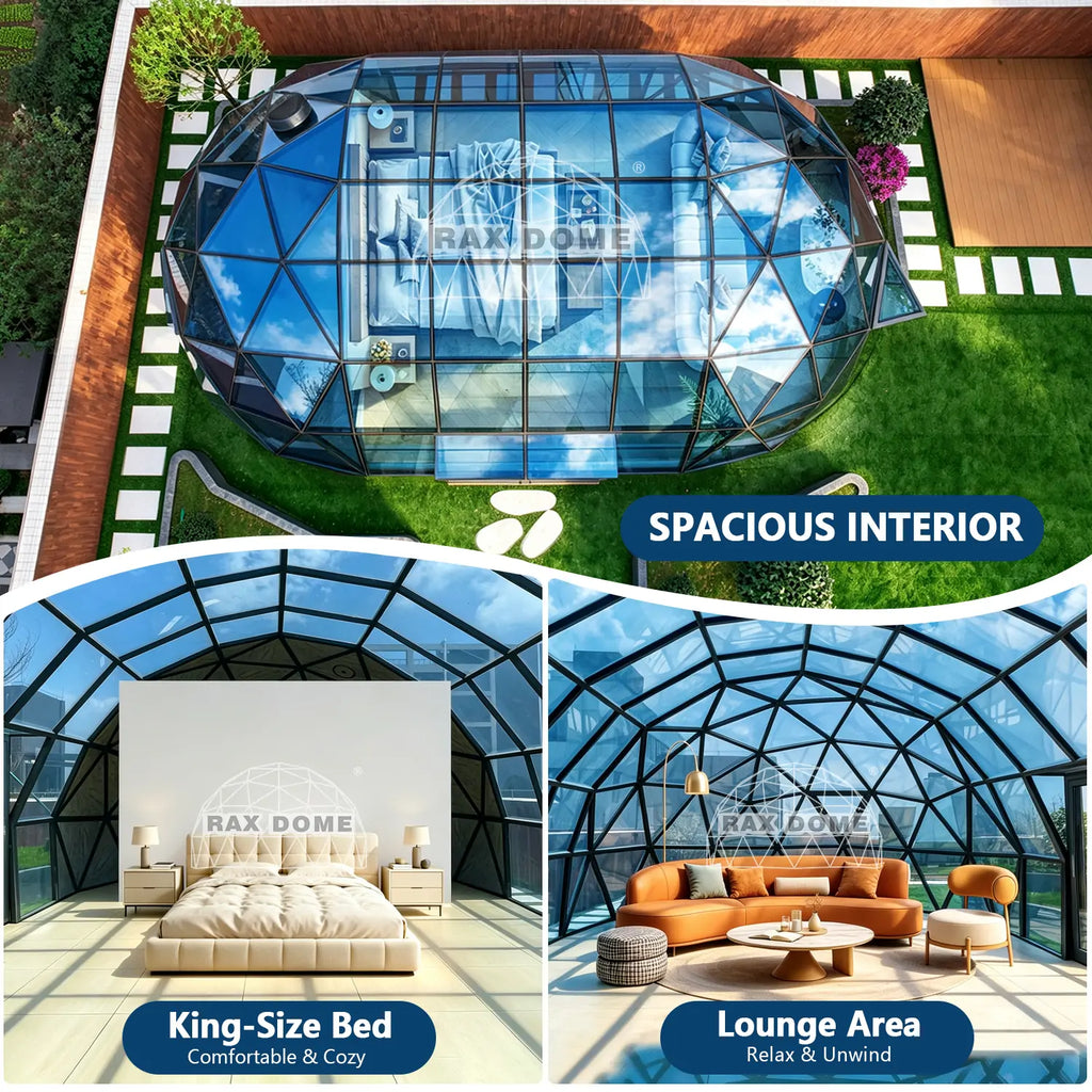 glass capsule house