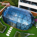 6M×10M Triangular Capsule Glass Dome for Restaurants, Reception Halls & Events
