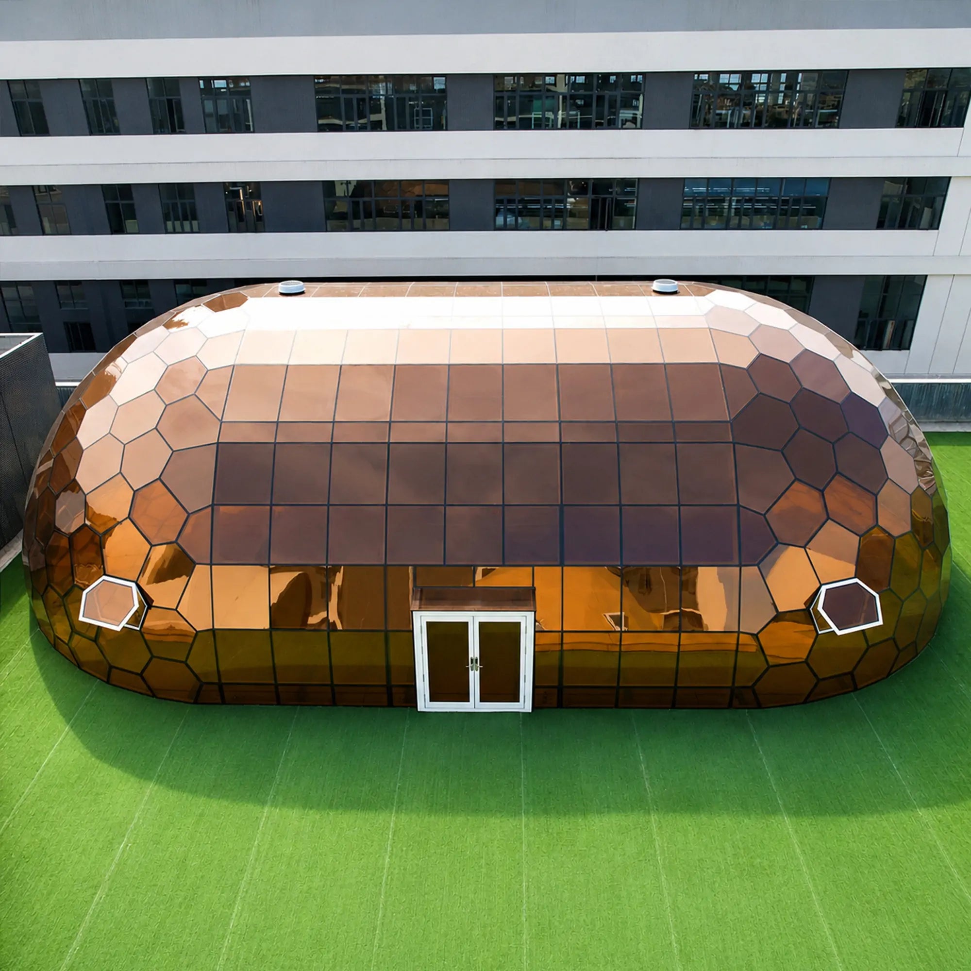 Capsule Glass Dome House