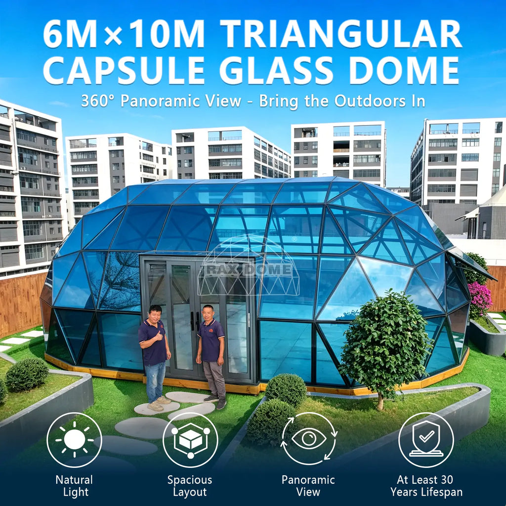 glass capsule house