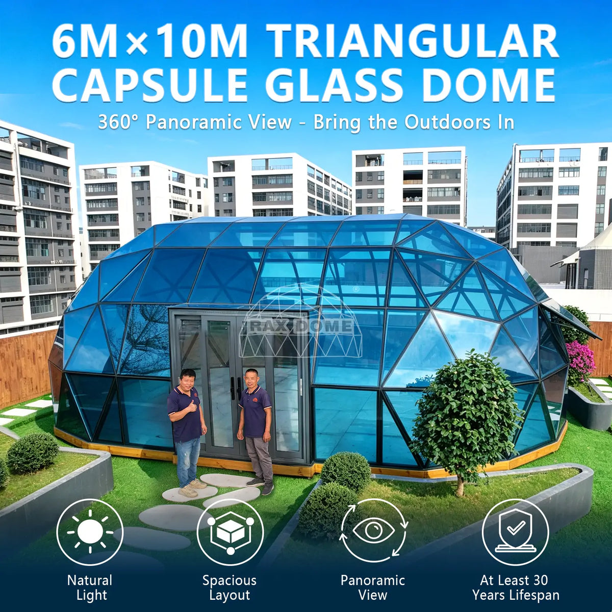 glass capsule house