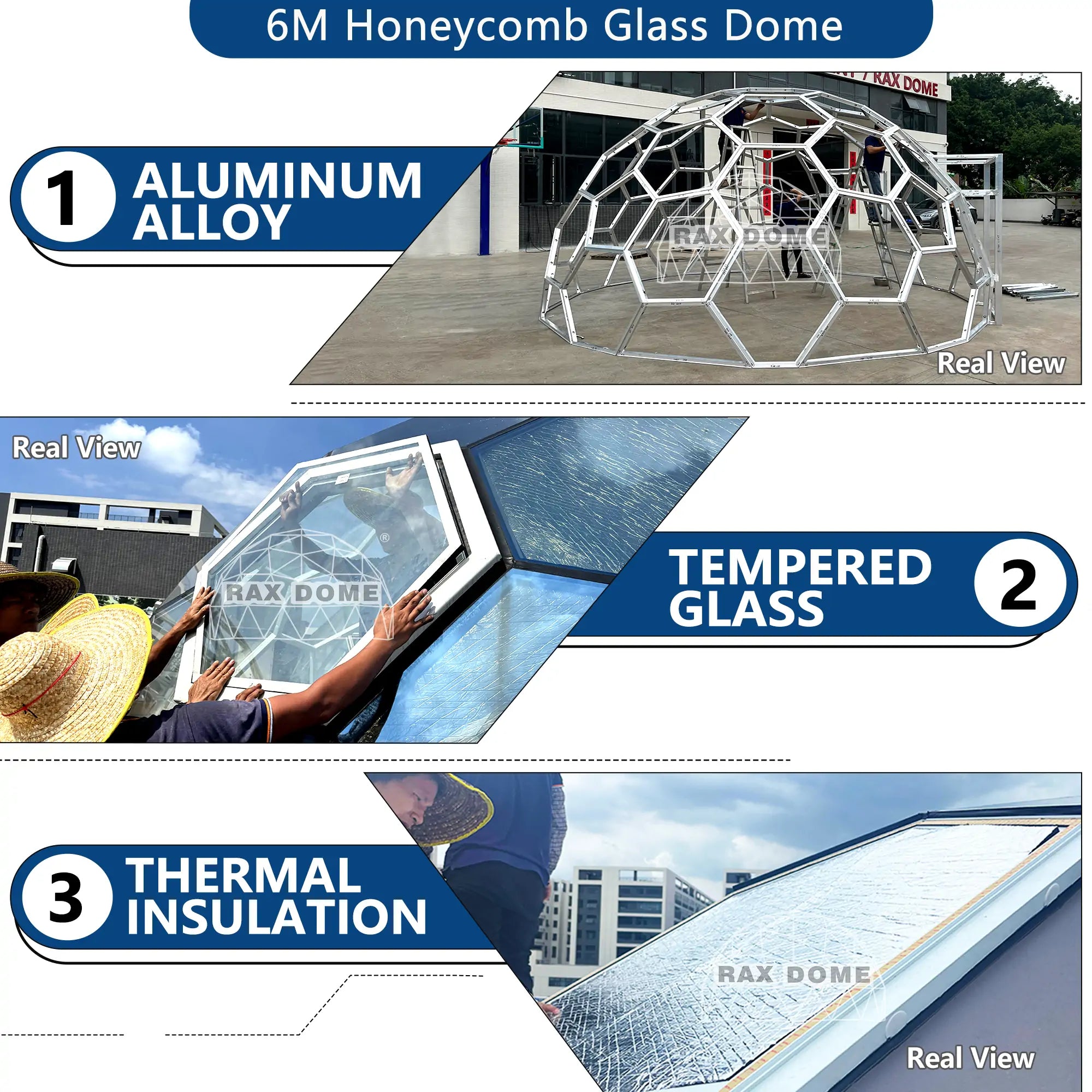 glass dome honeycomb