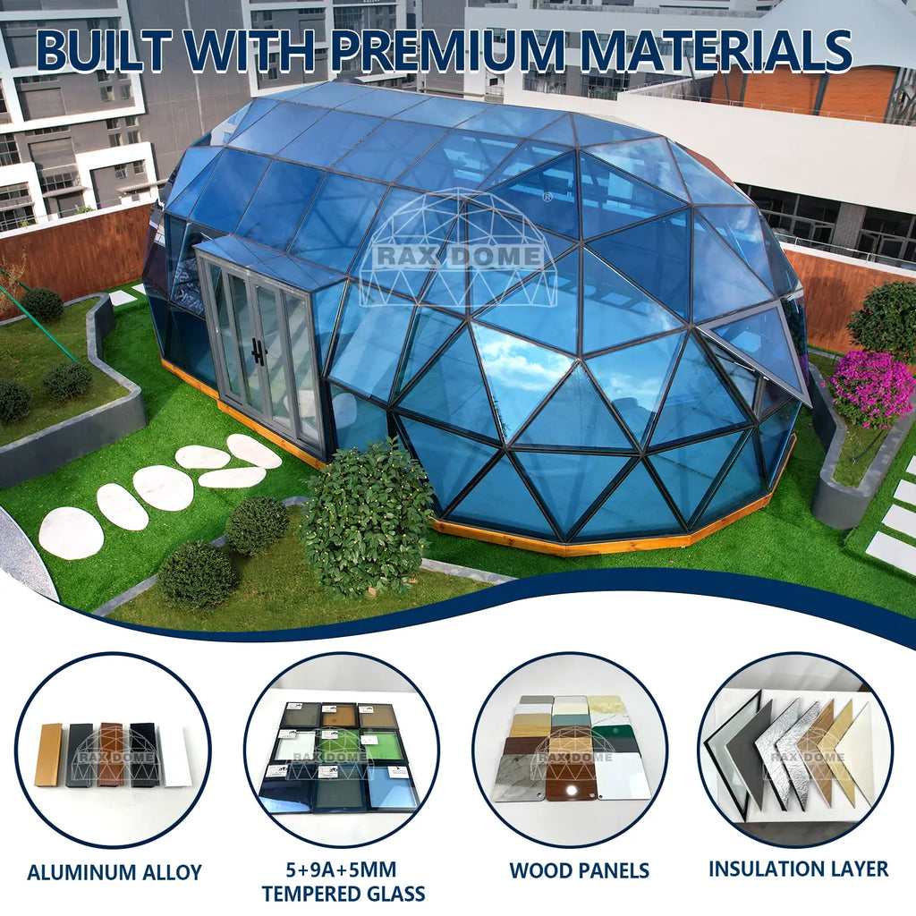 glass dome tent house