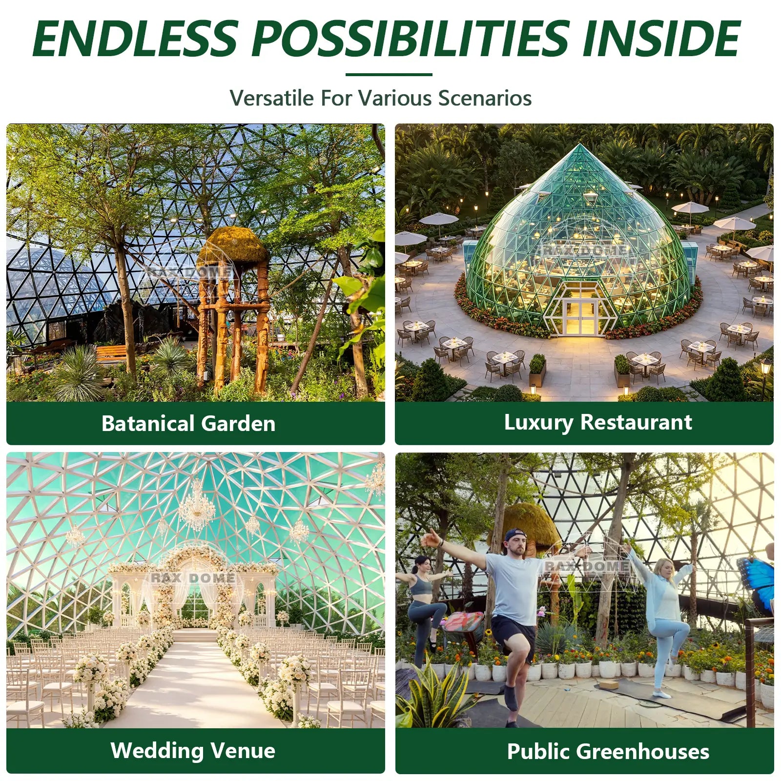 heart glass dome for garden