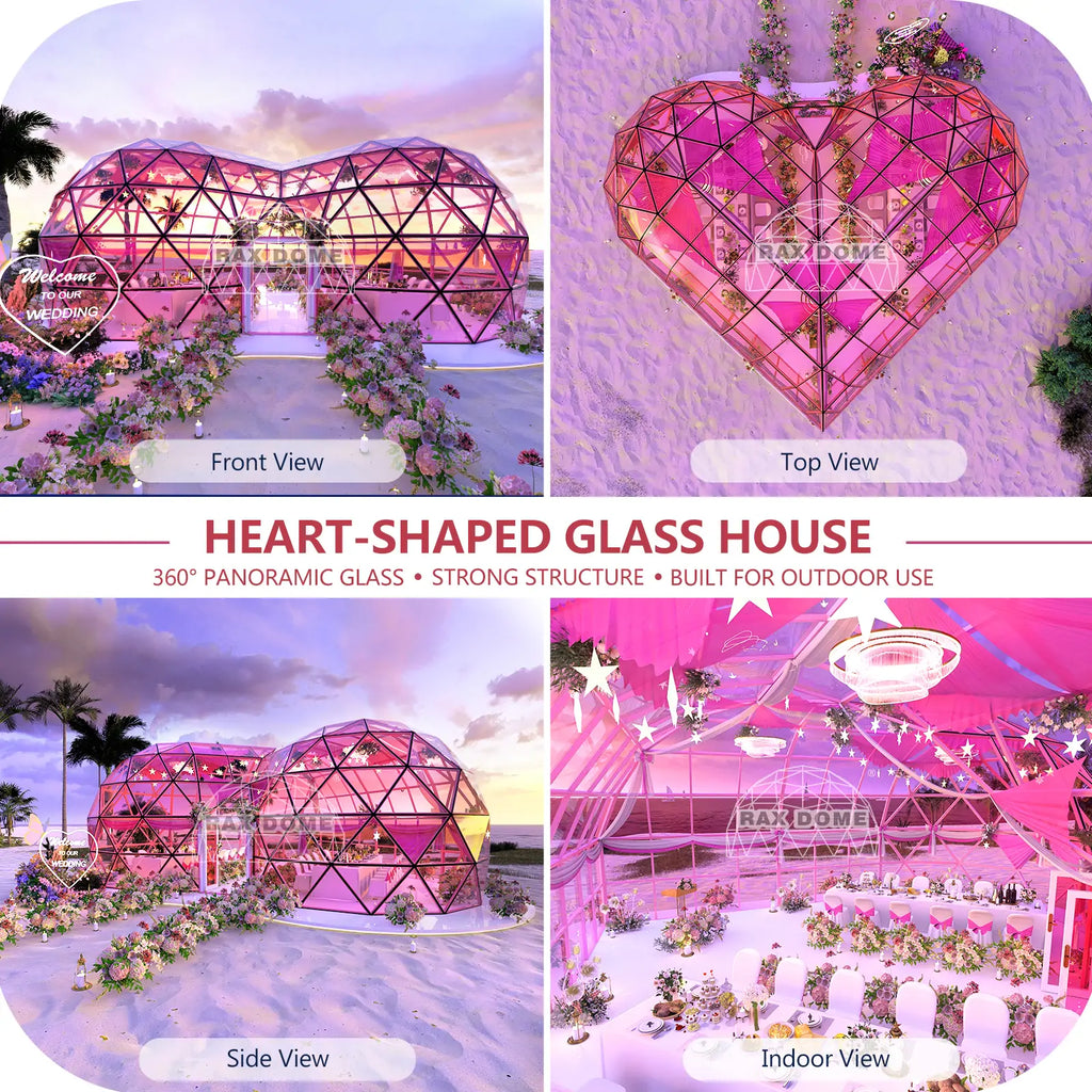 heart dome for events