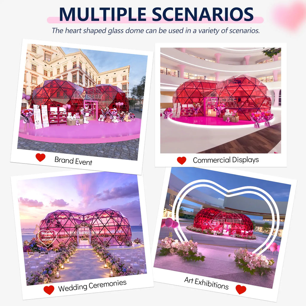 heart dome for brand activity