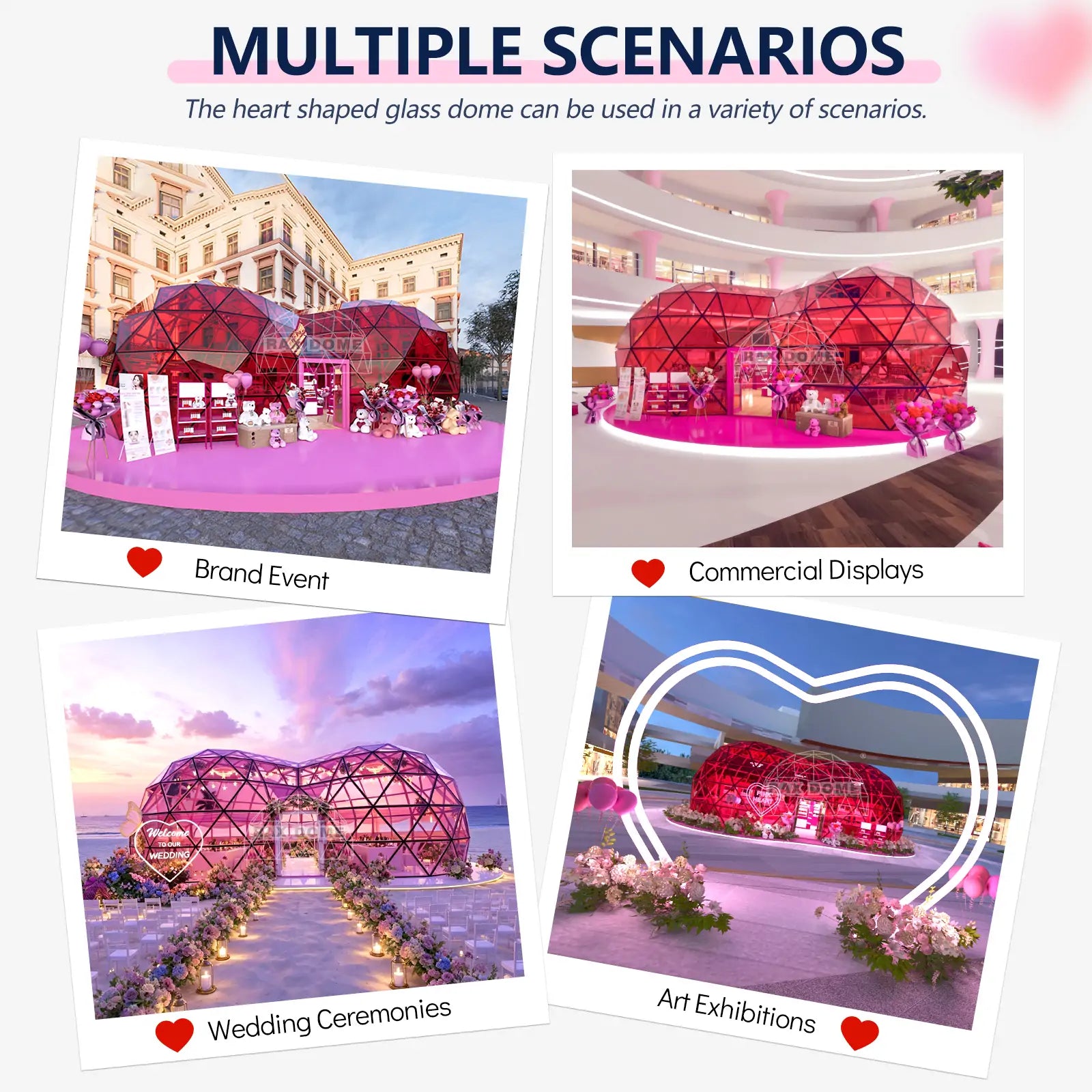 heart dome for brand activity