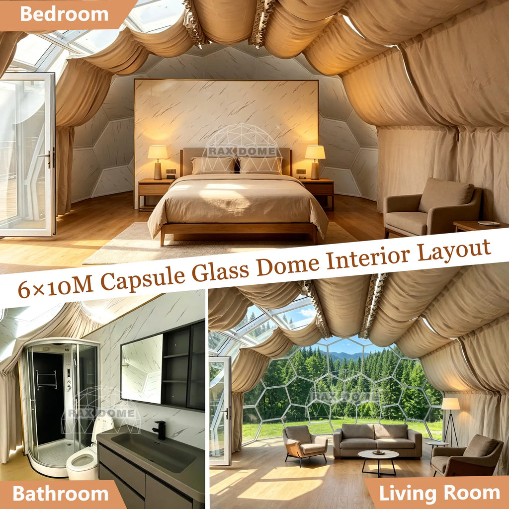 honeycomb glass house