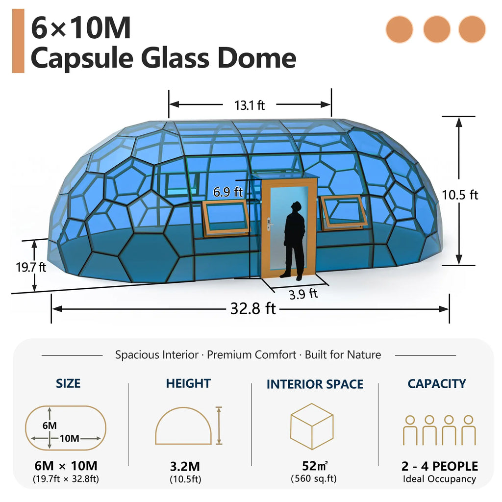 oval capsule house
