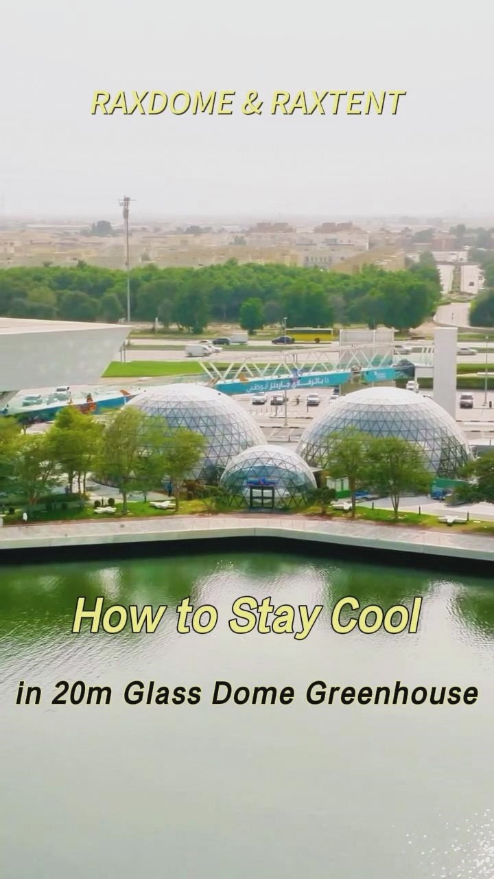 20M Large Glass Dome for Butterfly Gardens, Botanical Parks & Visitor Attractions in UAE