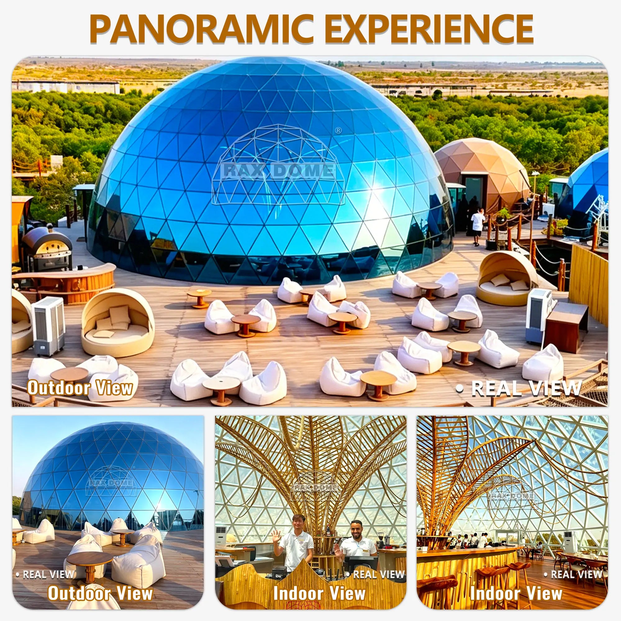 reception glass dome