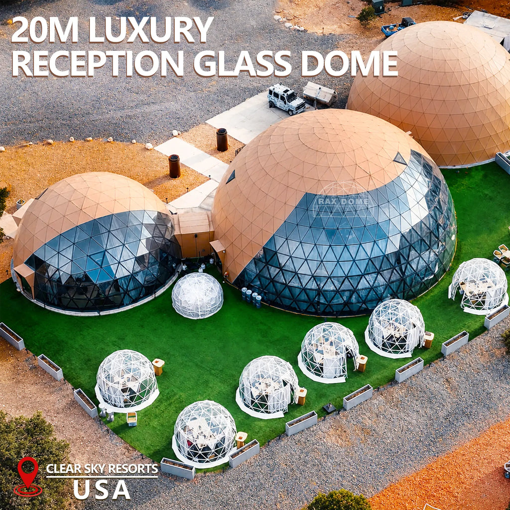 reception glass domes